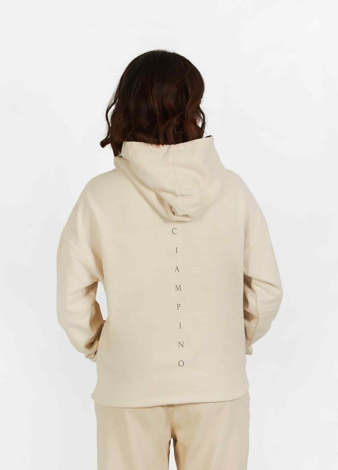 Basic Ciampino Hoodie – Crema - miniatura 2