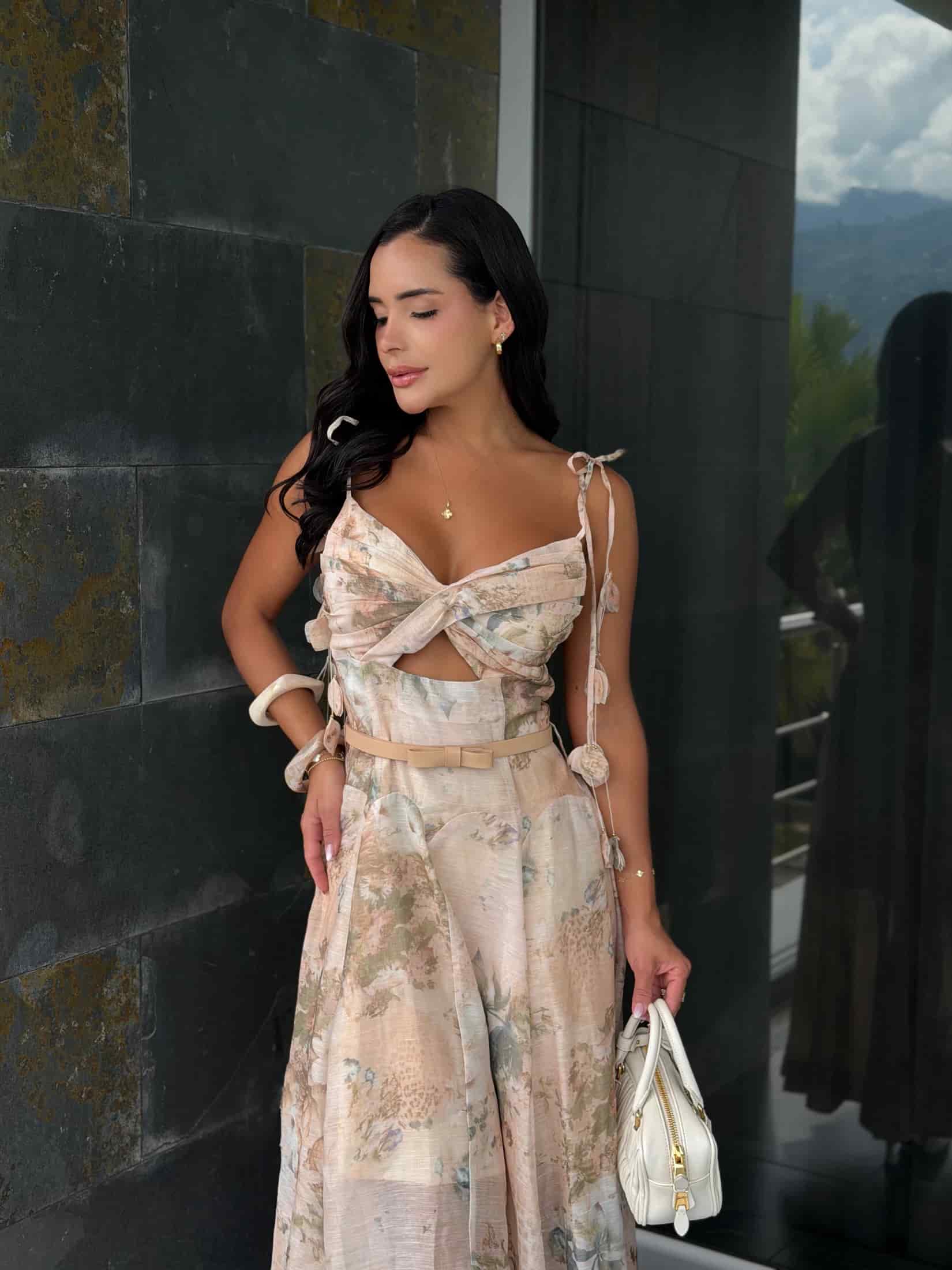 VESTIDO ASTRID  BEIGE - miniatura 2
