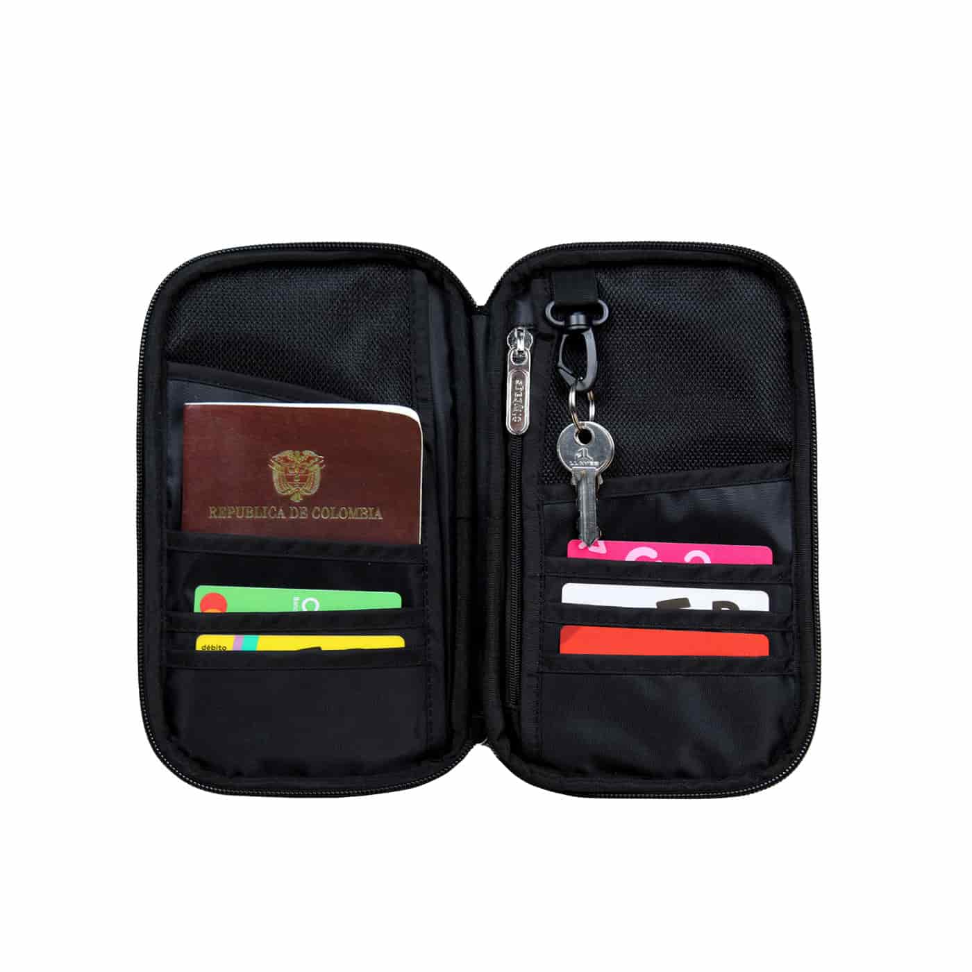 Portadocumentos de Viaje Light Negro Citybags - miniatura 2