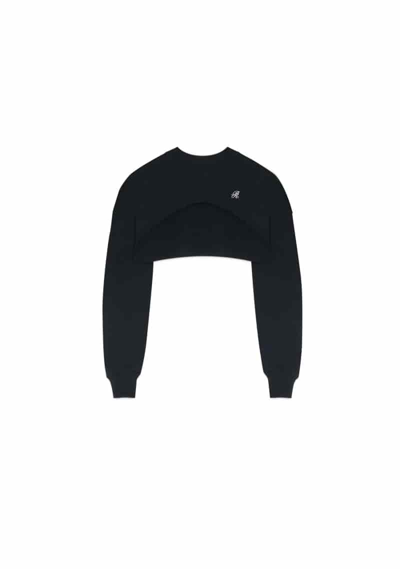 Monclair black crewneck - miniatura 8