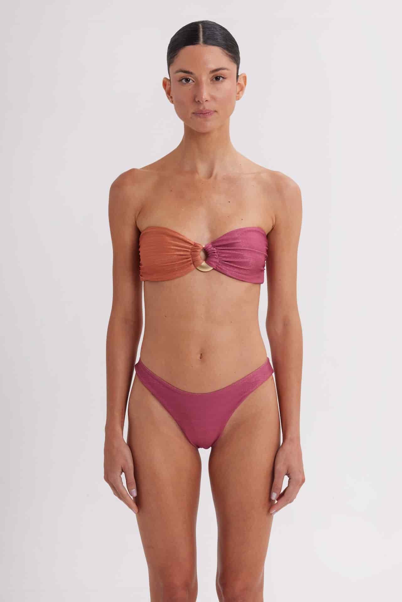 Top de Bikini Hana Magenta - miniatura 1