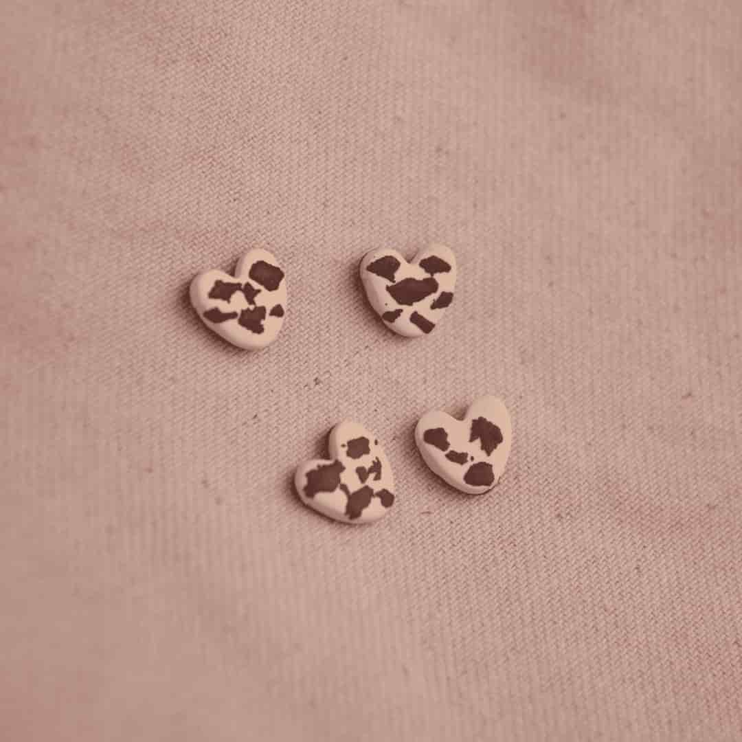 Topos Corazón Cow Print - miniatura 1