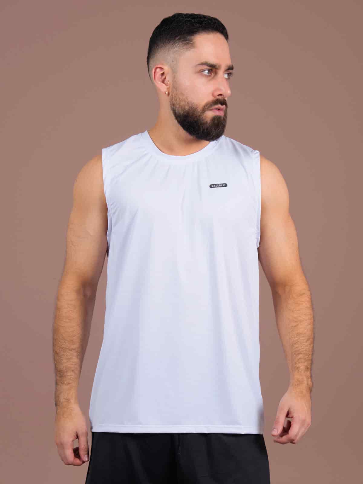 Camisilla hombre juno chicago blanca - miniatura 1