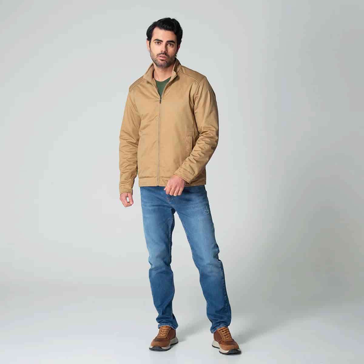 Chaqueta Regular Cuello Alto Zam - miniatura 2
