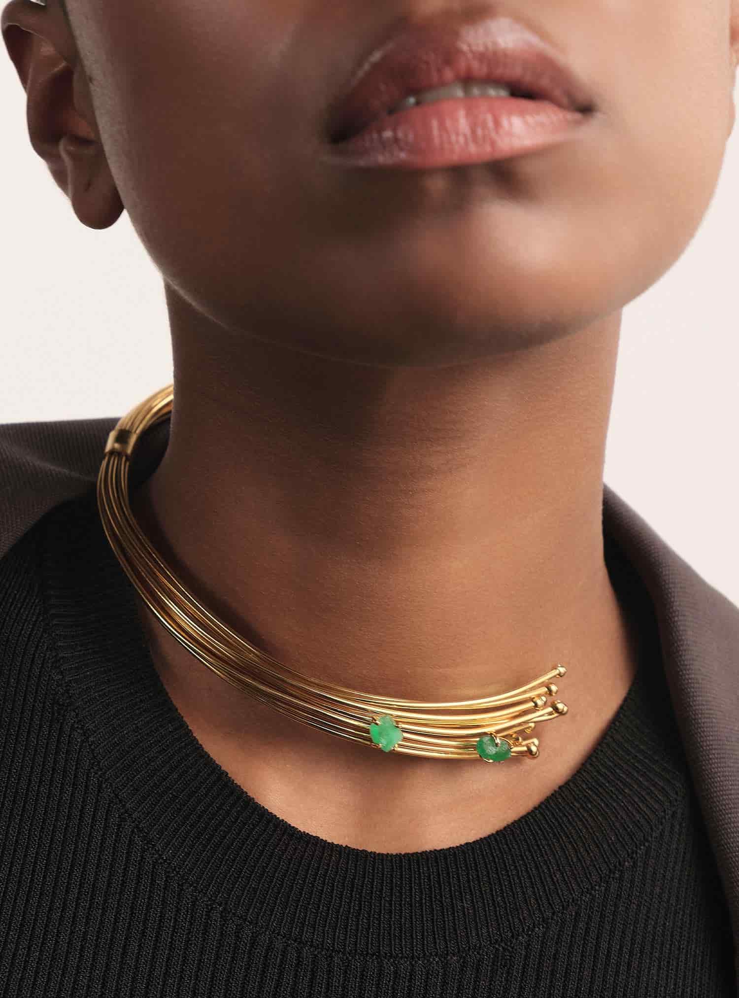 Choker Geo Esmeralda - miniatura 2