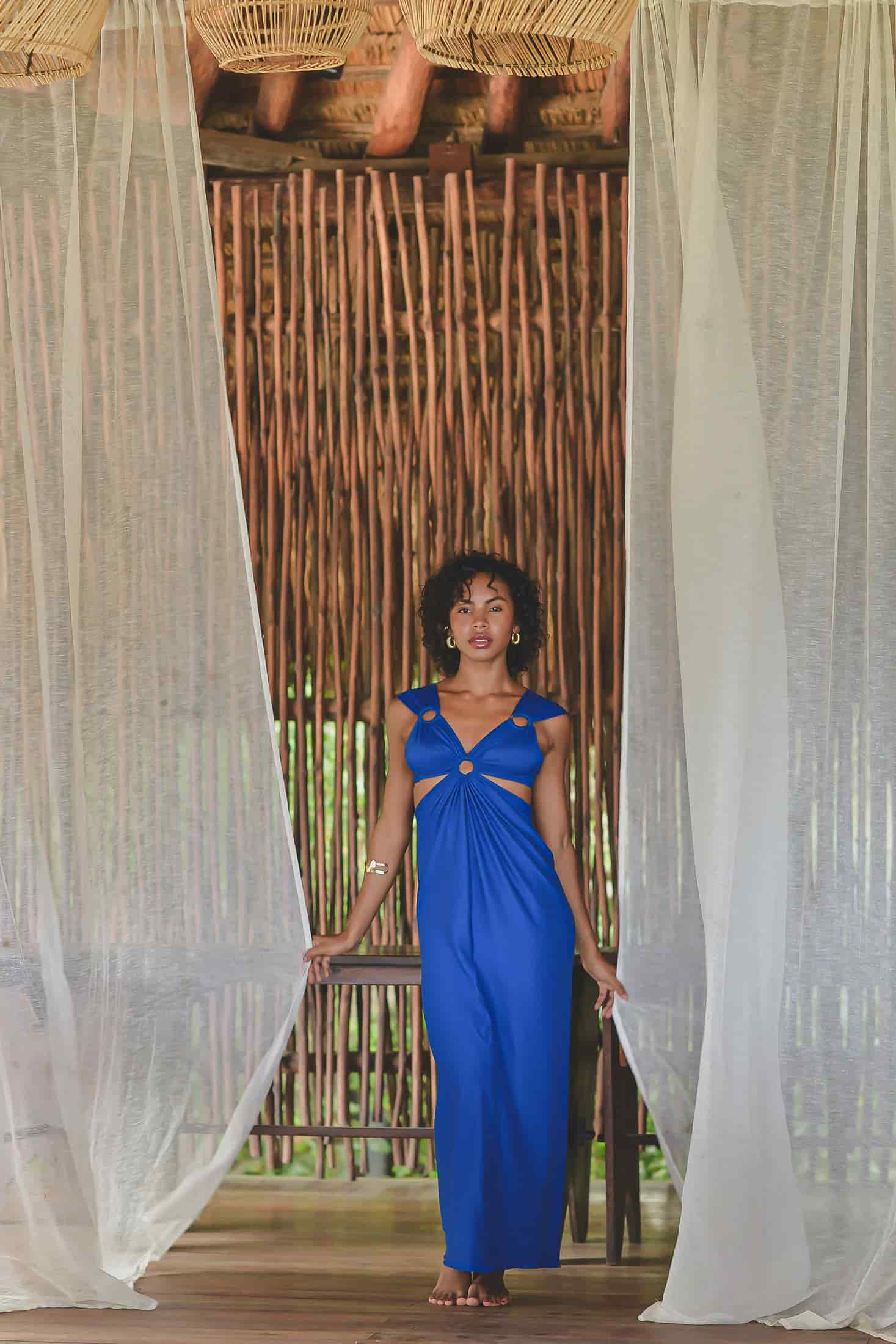 Tulum dress - Blue - miniatura 2