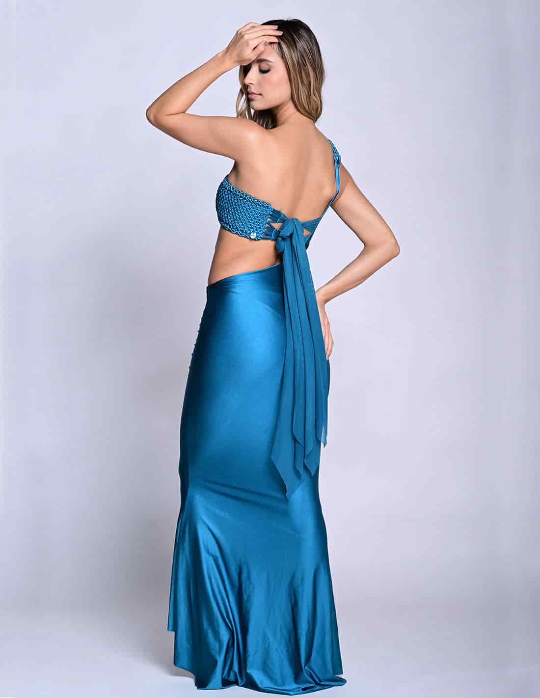 Vestido Kesha Oil Blue - miniatura 2