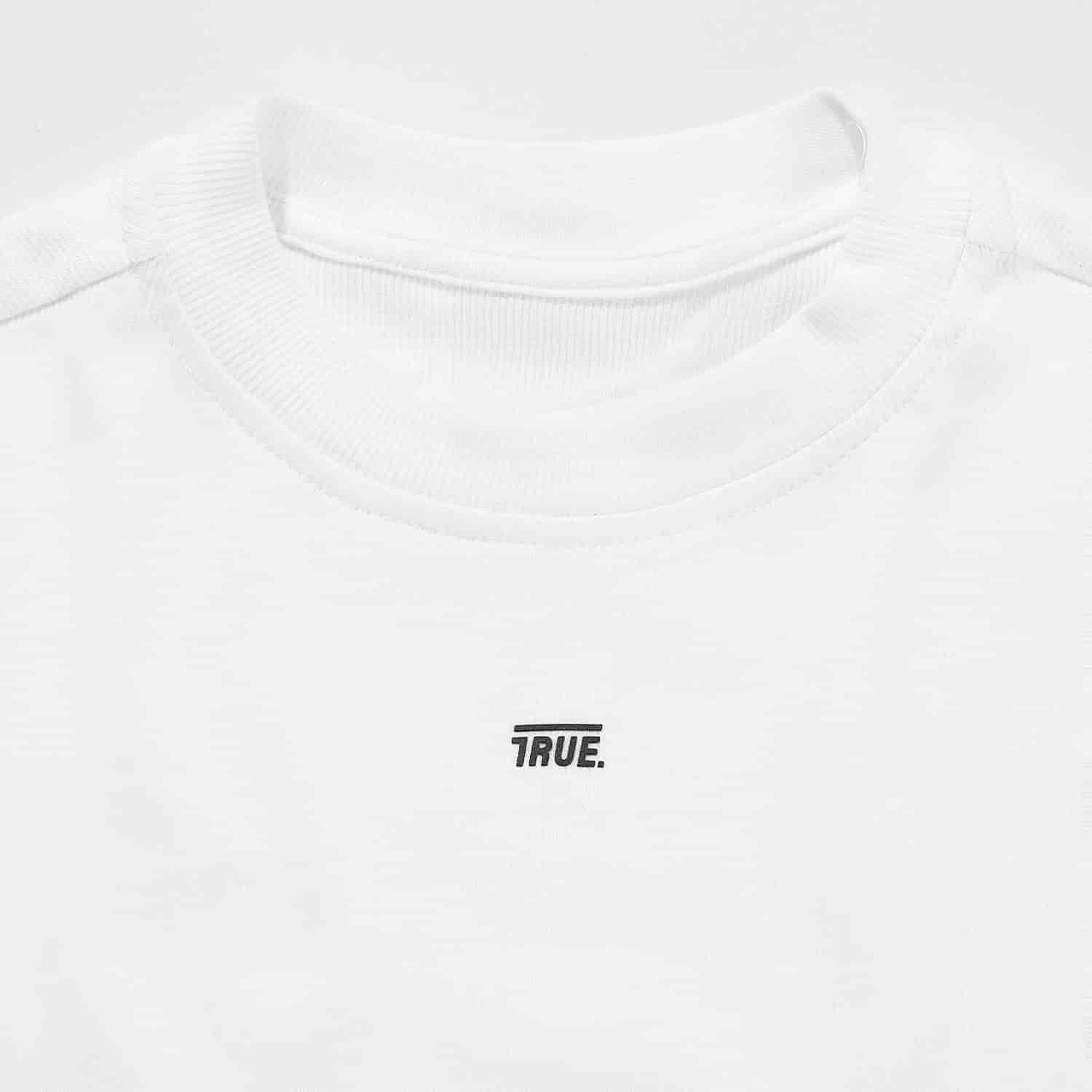 Slim Ribbed Fitted Tee - White - miniatura 5