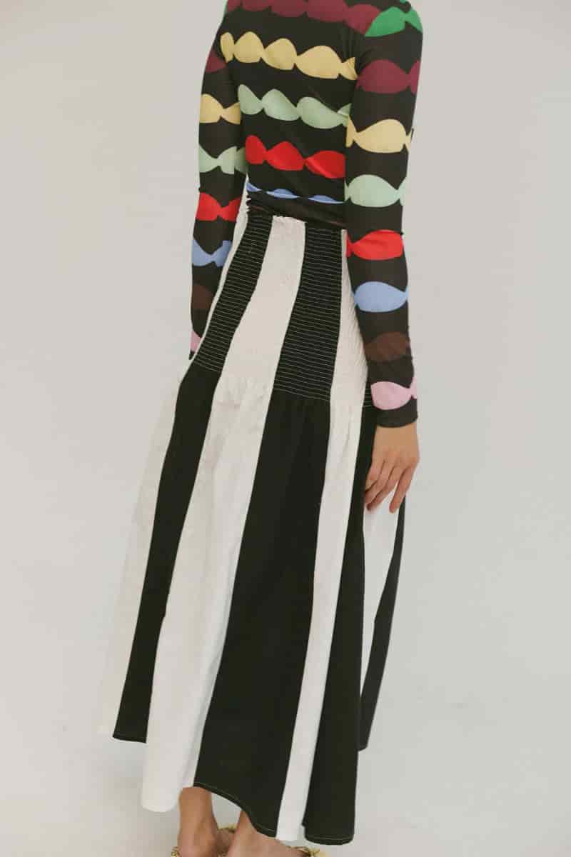 Falda Shirred Glaseado Bicolor - miniatura 6