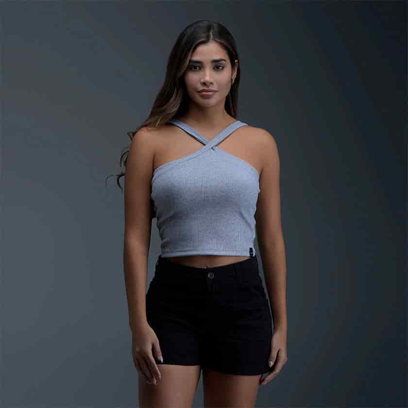 Blusa Gris - miniatura 1