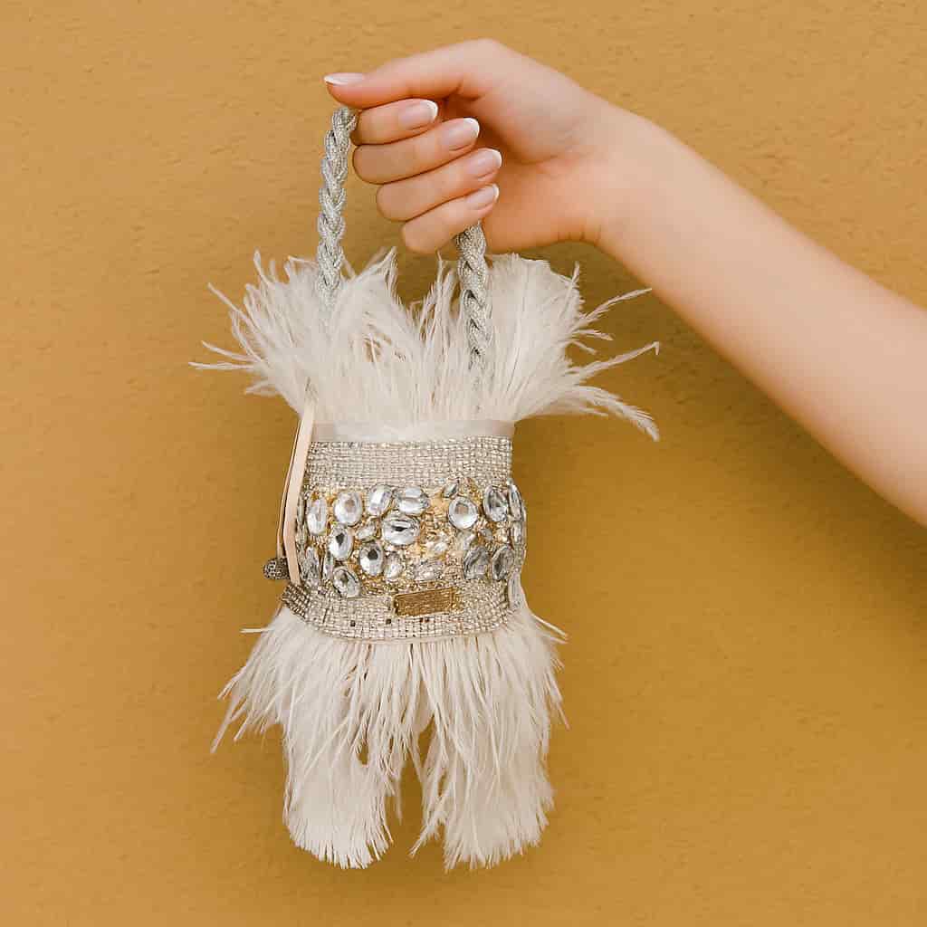 Crystal Feather Minaudière - miniatura 2