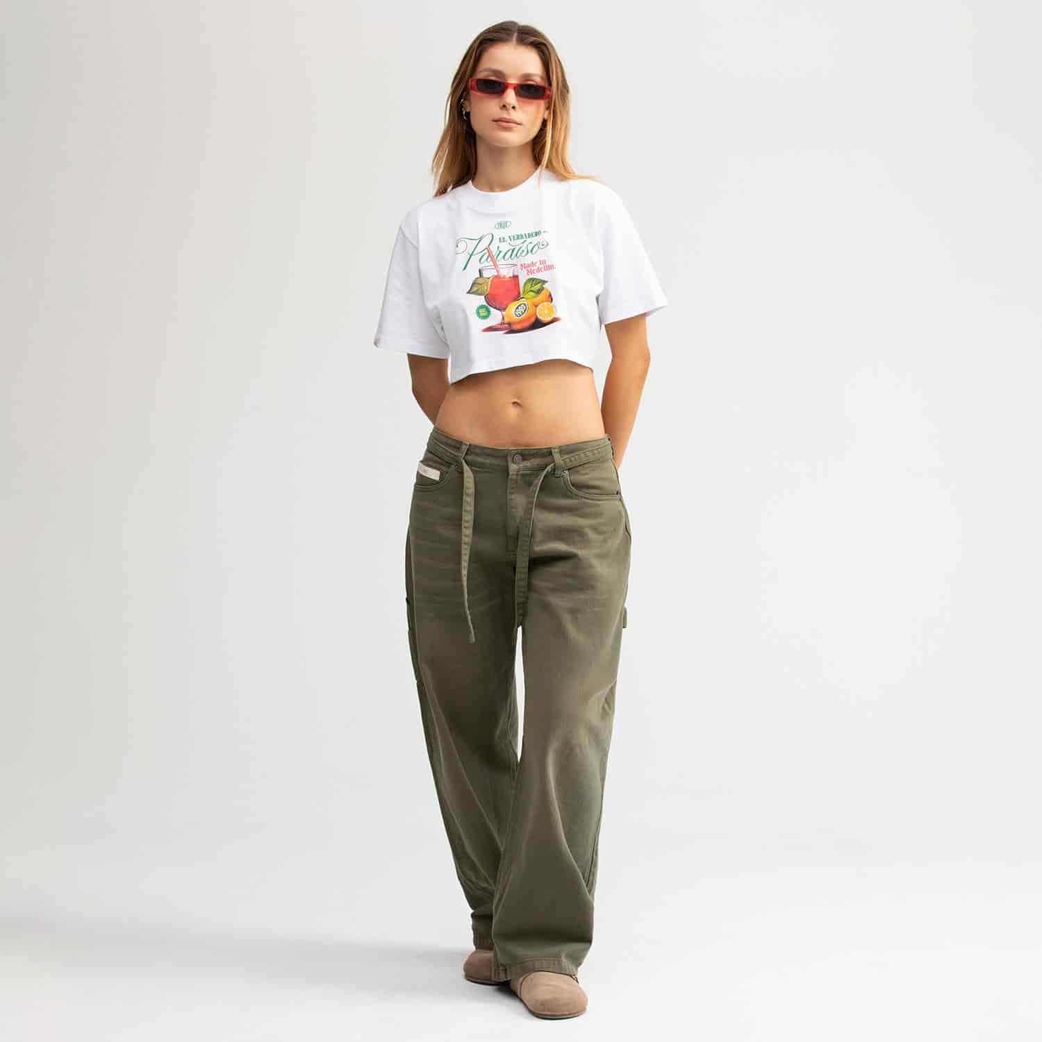 Paraíso Crop Top - White - miniatura 3