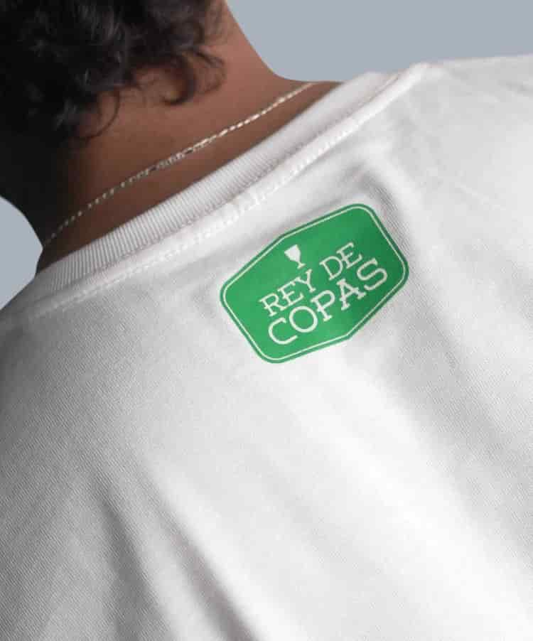 CAMISETA CREMA HOMBRE AN CURVO - miniatura 3
