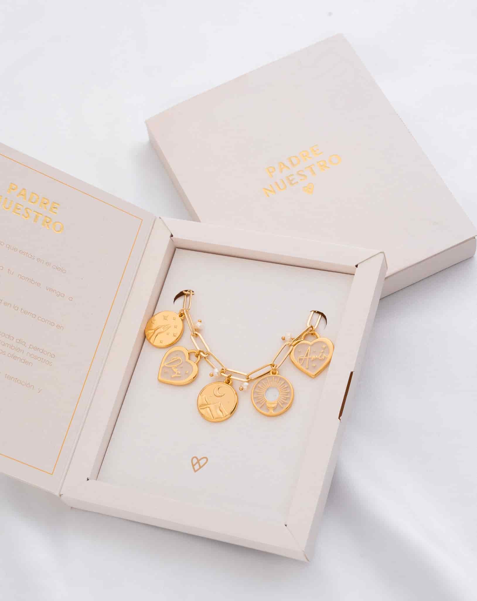 Pulsera Padre Nuestro + caja especial - miniatura 5