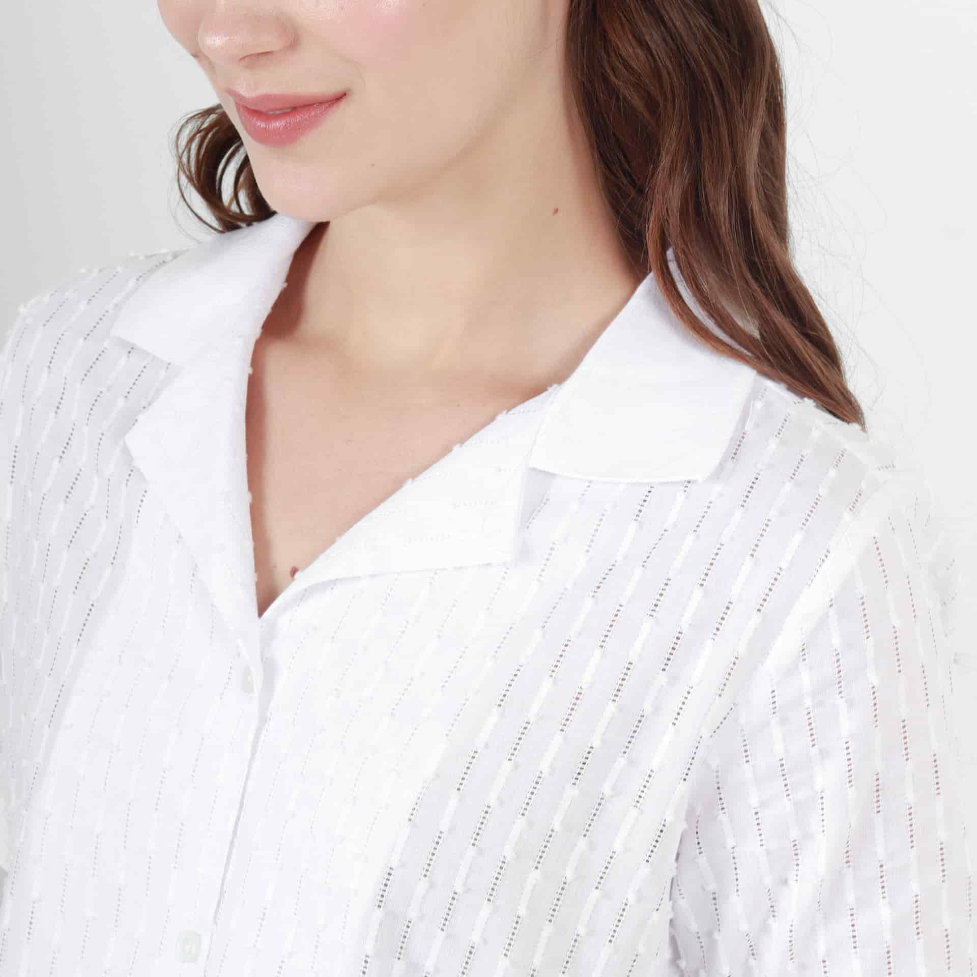 Blusa Cuello Sport Manga Corta - miniatura 3