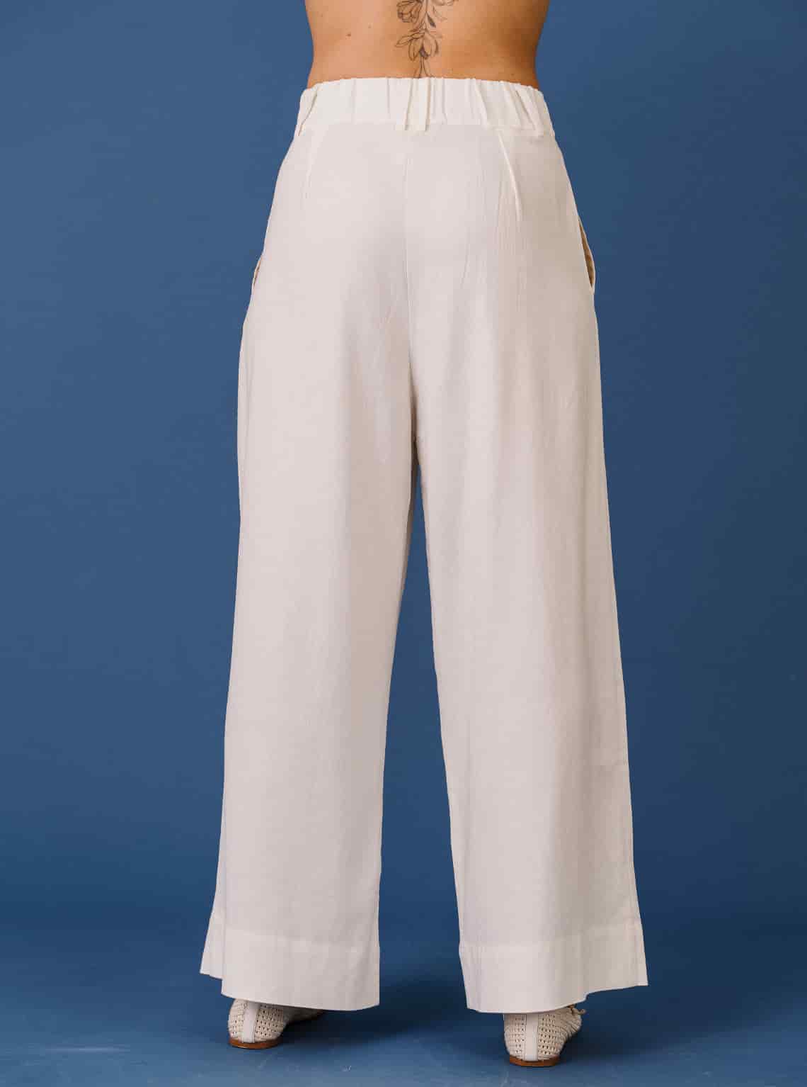 PANTALÓN CANVAS IVORY - miniatura 5