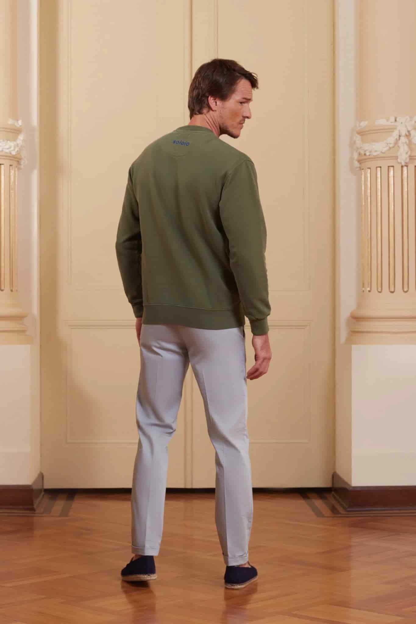 Men's milenario sweatshirt green - miniatura 3