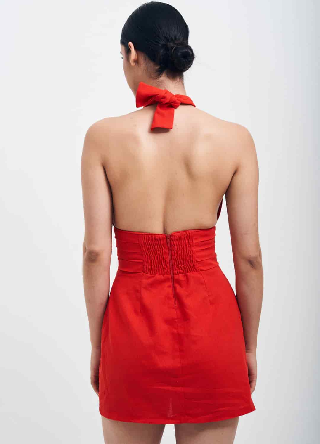 Vestido Lola Rojo Muestra - miniatura 15