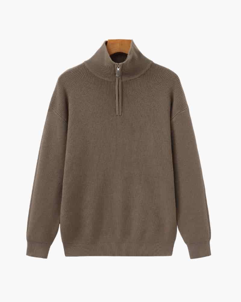 Refined Half-Zip Knit Pullover - miniatura 2