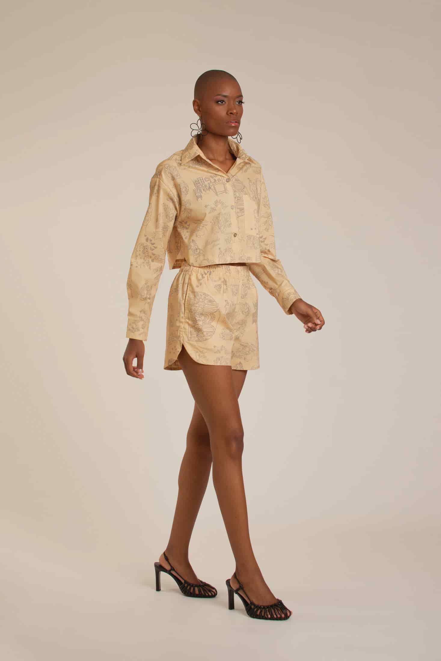 'Life Cycle' Shirt - Butter Yellow - miniatura 3