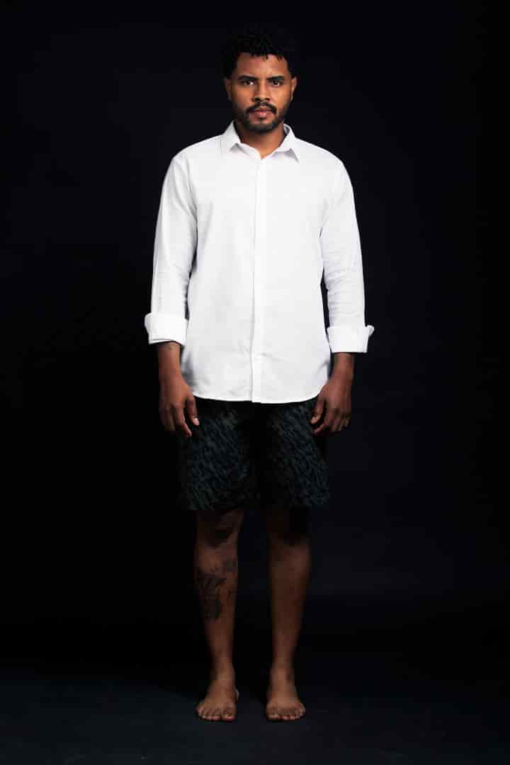 Camisa lino blanca - miniatura 6