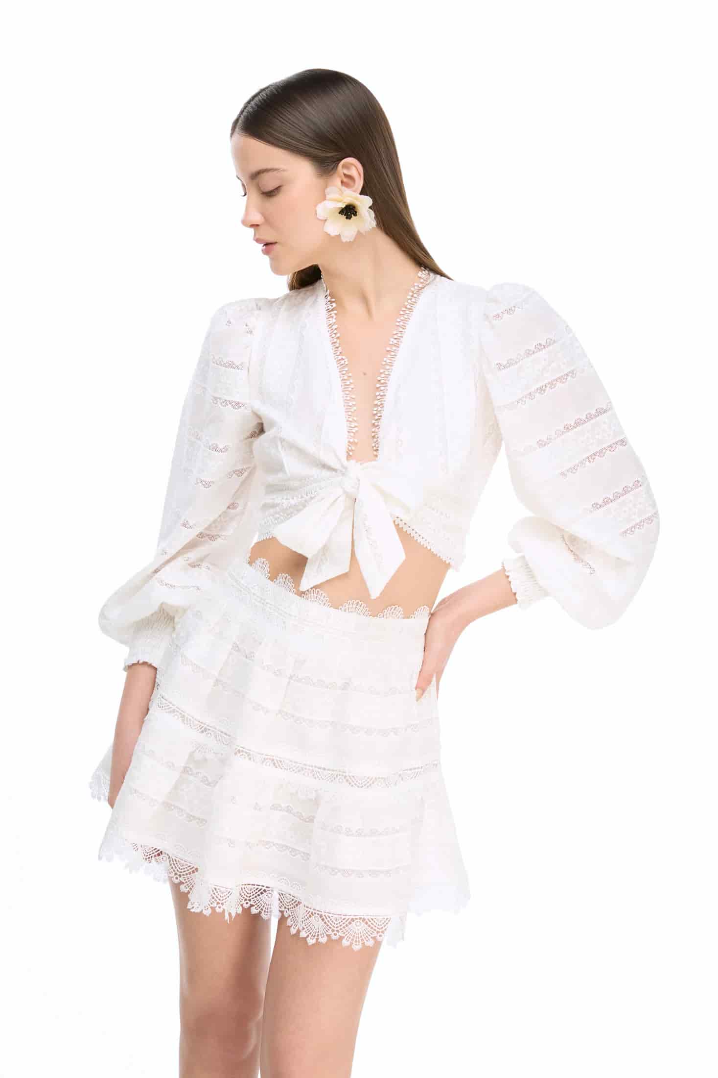 FIRA SKIRT WHITE - miniatura 5