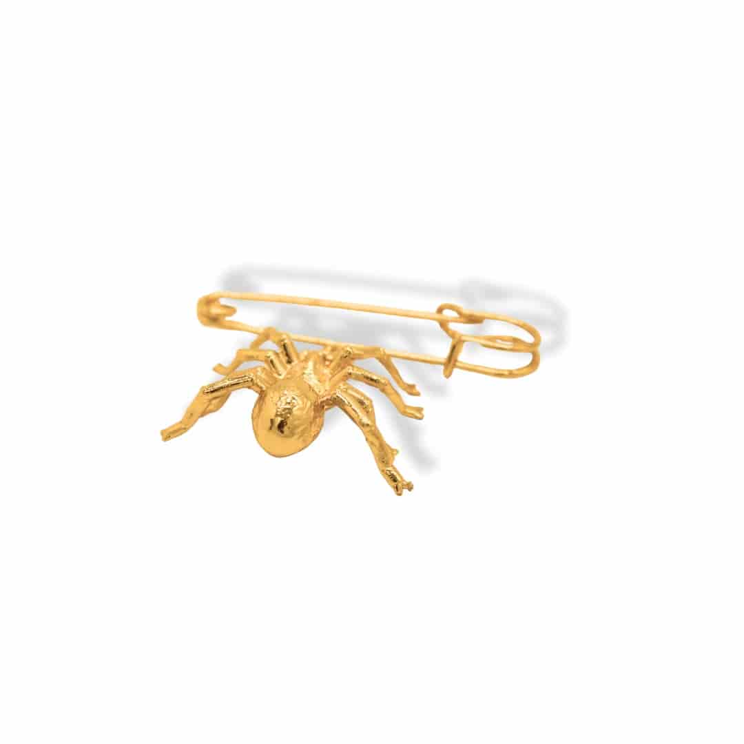 Pin tipo gancho con araña grande - miniatura 3