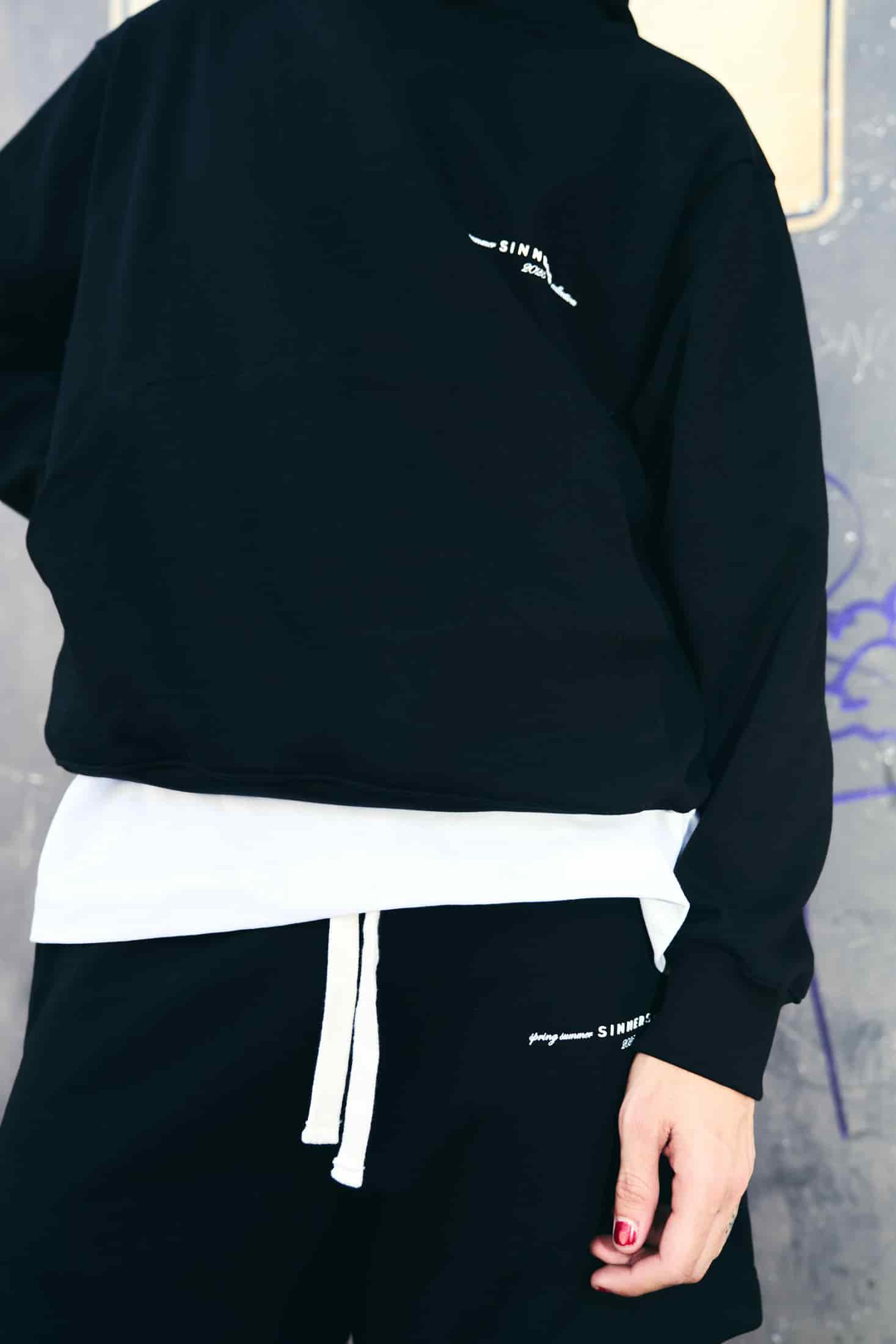 GARMENTS BLACK HOODIE - miniatura 4