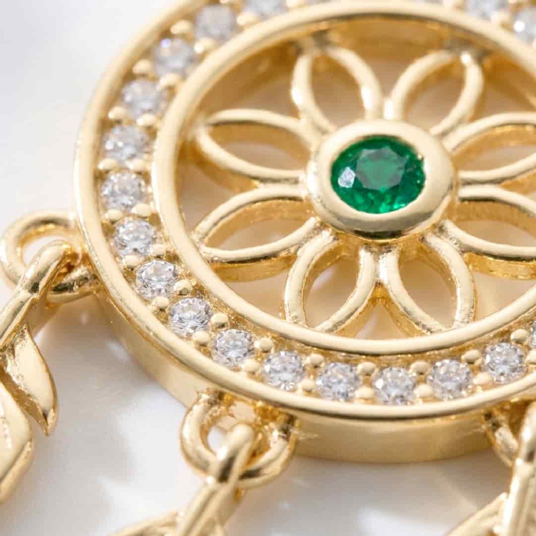 Collar Atrapasueños Esmeralda - miniatura 3