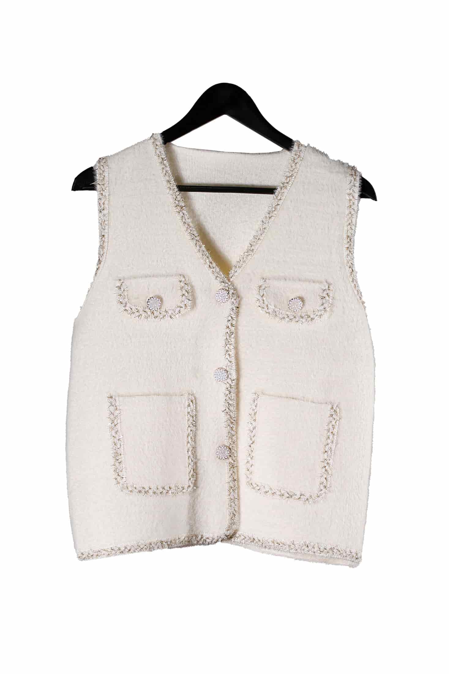 FOAM VEST BEIGE - miniatura 1