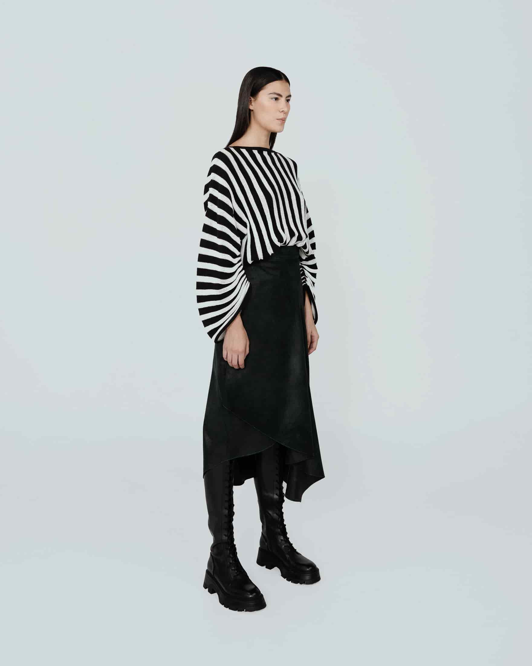 TWO TONE V NECK SWEATER - miniatura 4
