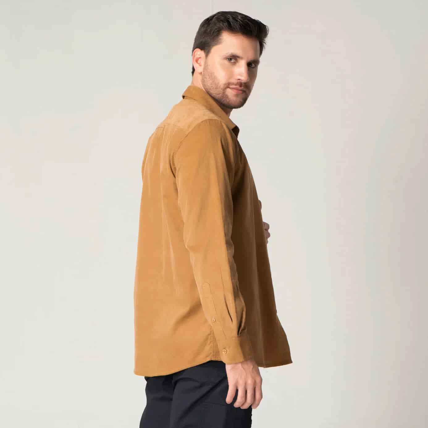 Camisa Slim Unicolor Manga Larga Ford - miniatura 11