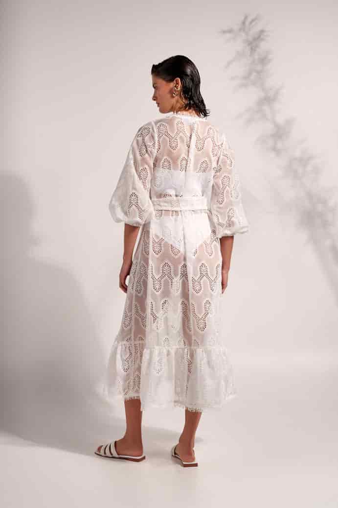 MADELEINE KIMONO WHITE - miniatura 2
