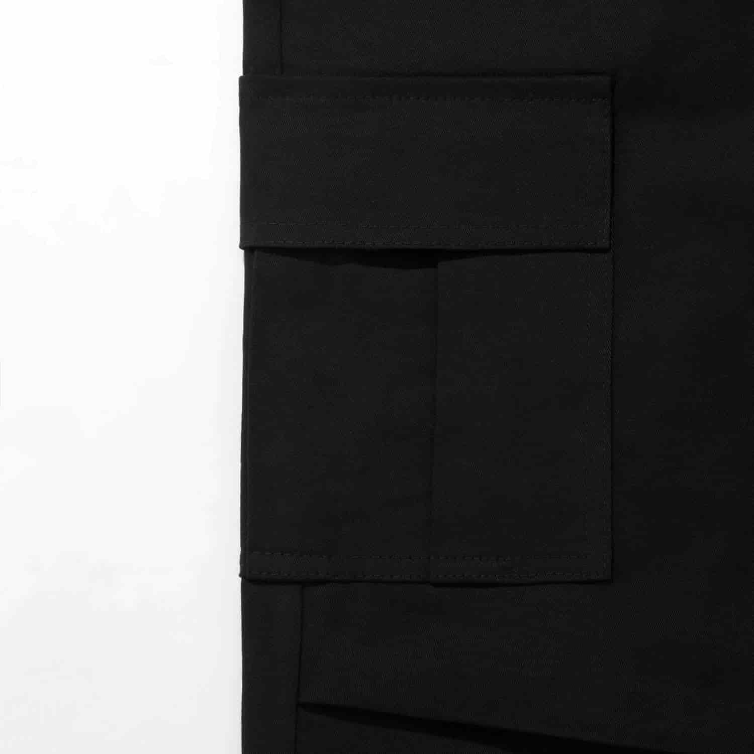 Classic Drill Jogger - Black - miniatura 10