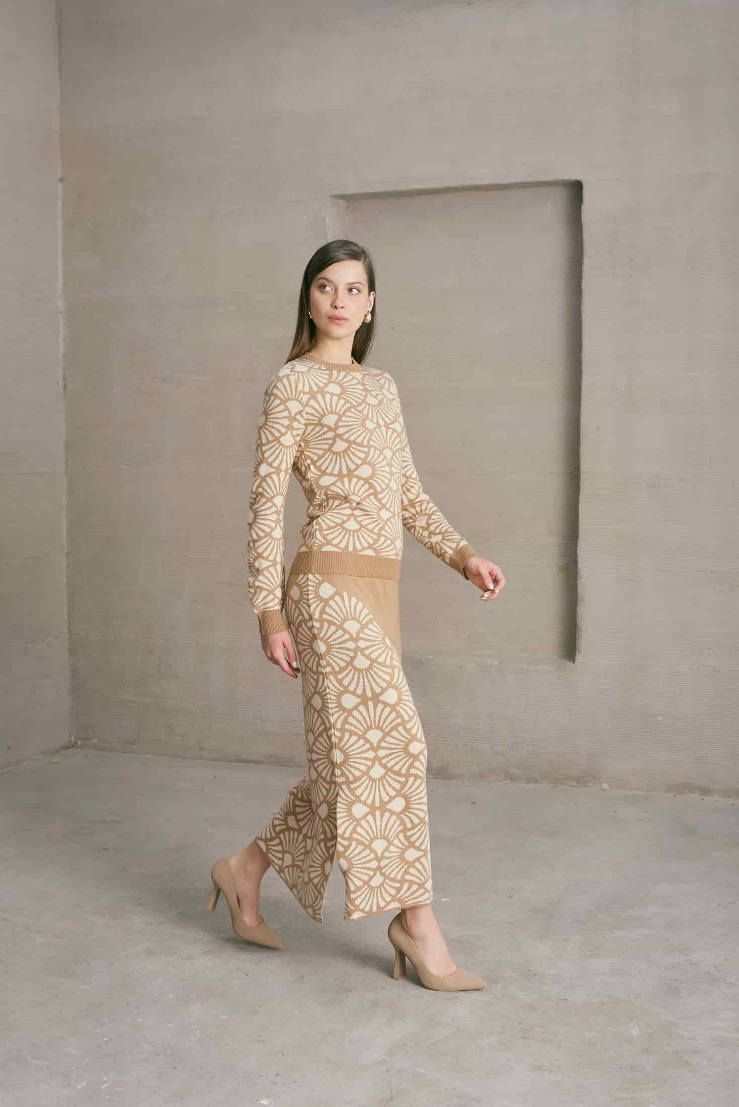 Falda Venus Camel-Beige - miniatura 1