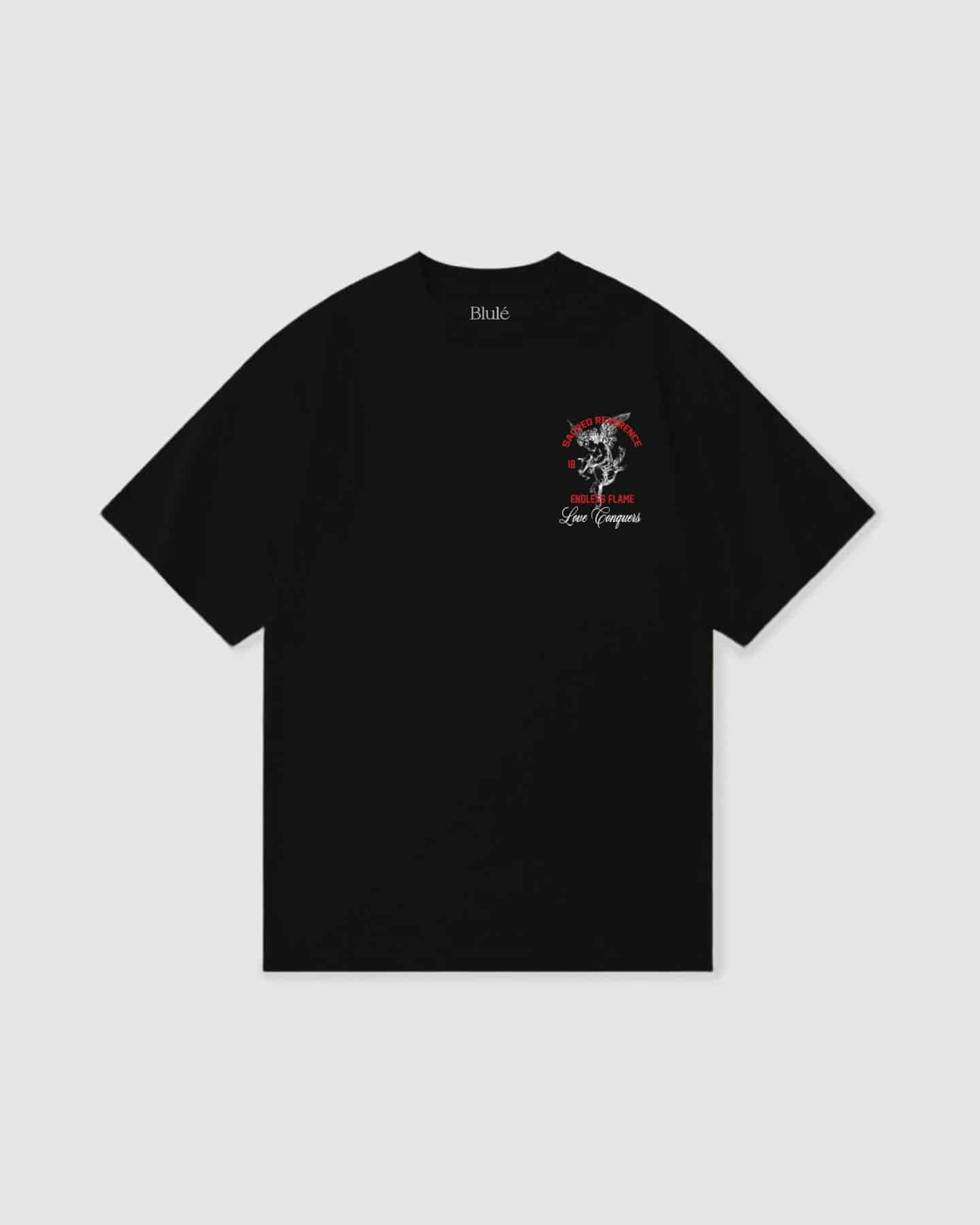 Oversized T Shirt Reverence Black - miniatura 2