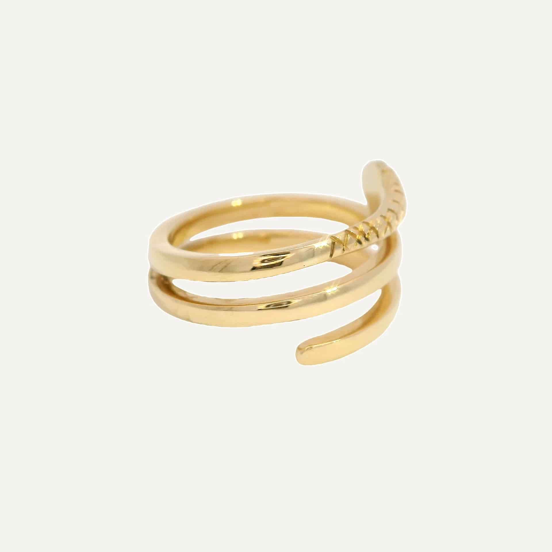 Anillo Mini twisted snake - miniatura 4