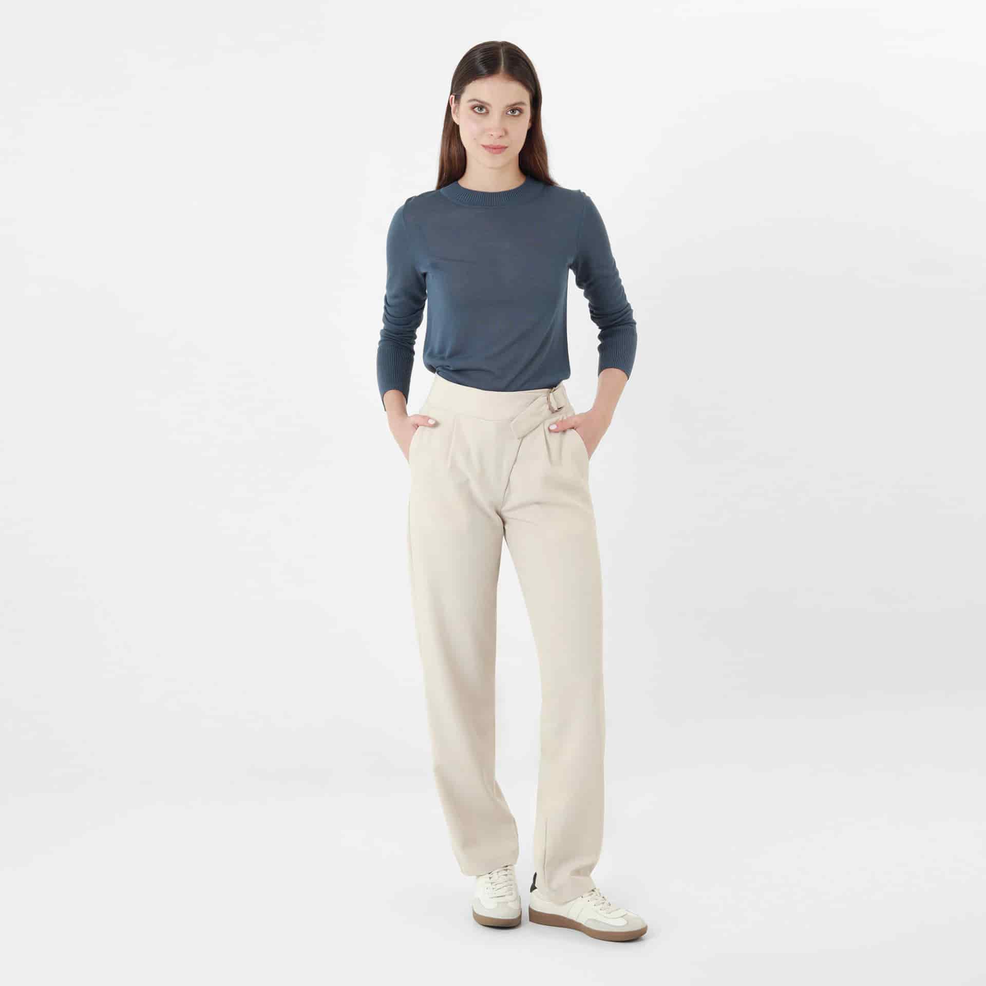 Pantalon Tiro Alto Bota Recta - miniatura 1