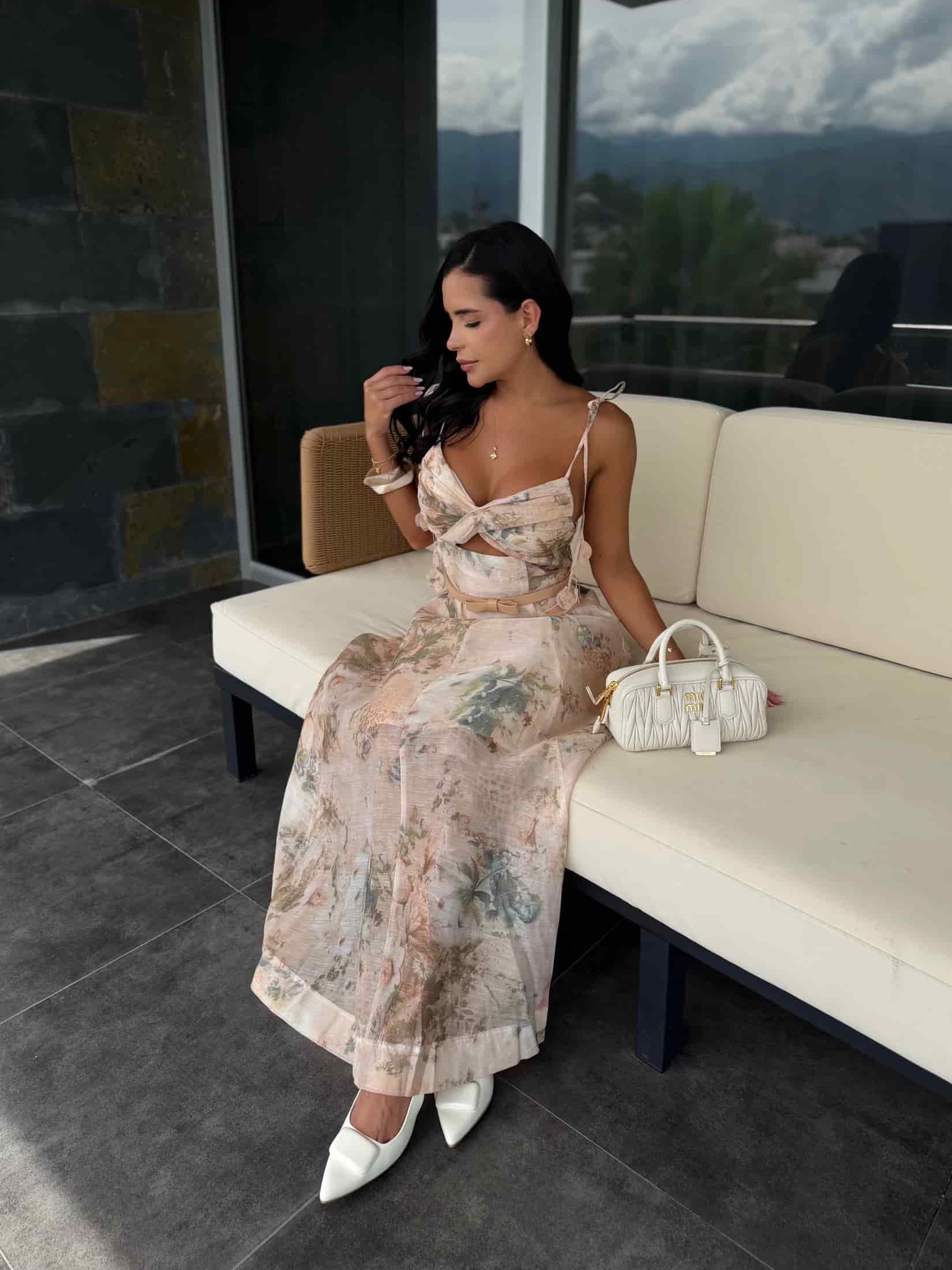 VESTIDO ASTRID  BEIGE - miniatura 4