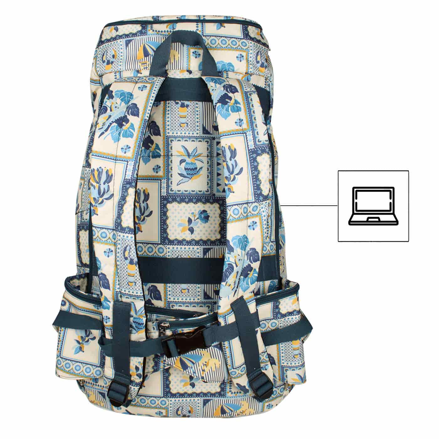 Morral Viajero XL Plegable Ultra Estampado Tropic - miniatura 4