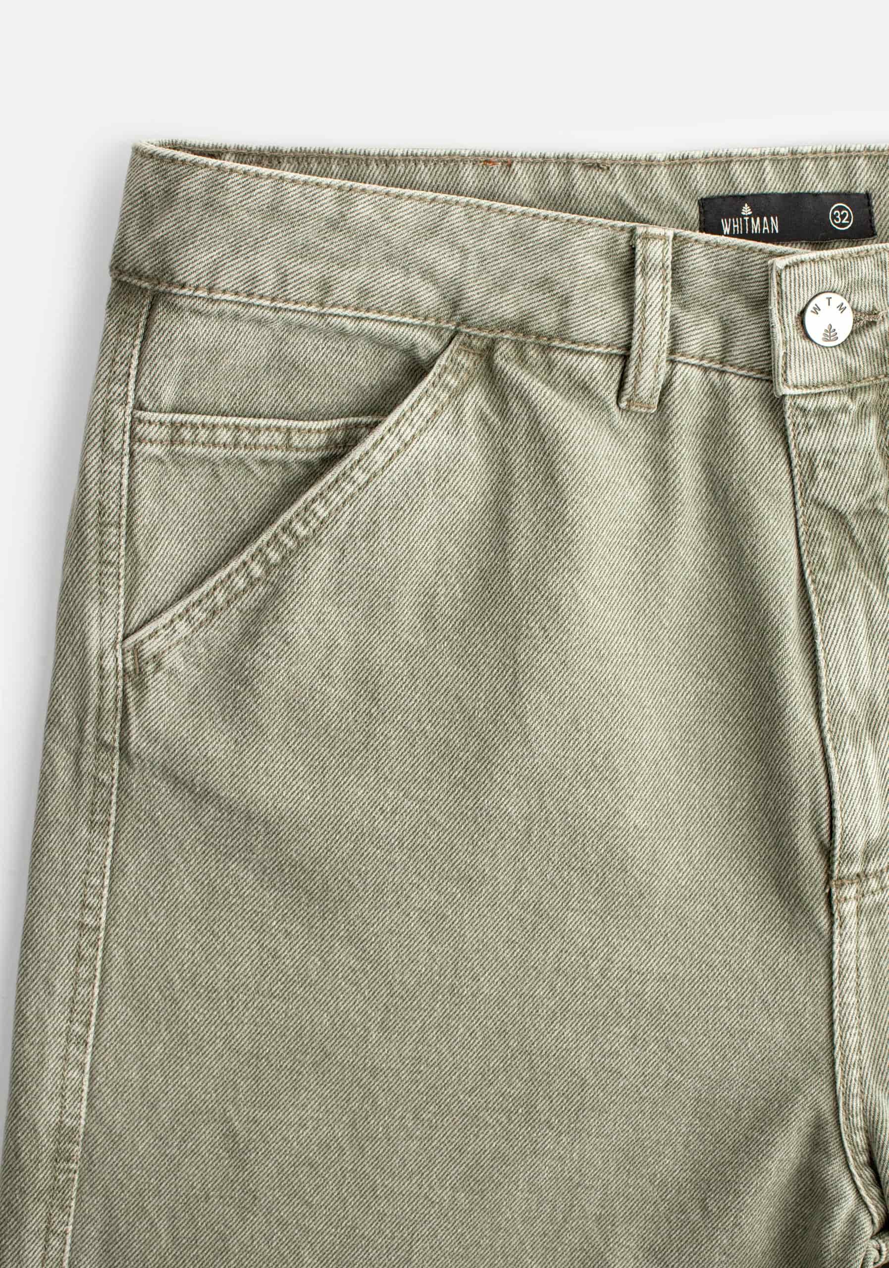 Pantalon H Dylan 5 Bols Verde - miniatura 7