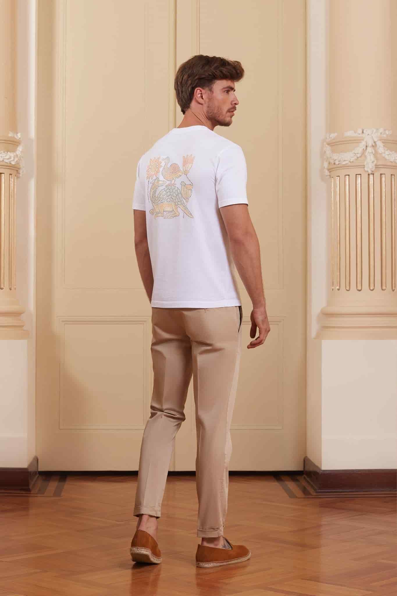 Men's san vitale t-shirt orange - miniatura 4