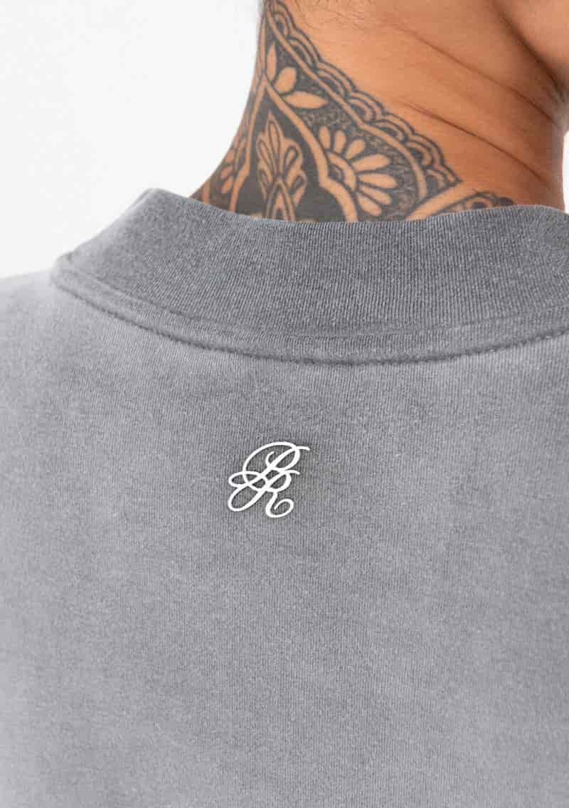 Áurea grey washed t-shirt - miniatura 7