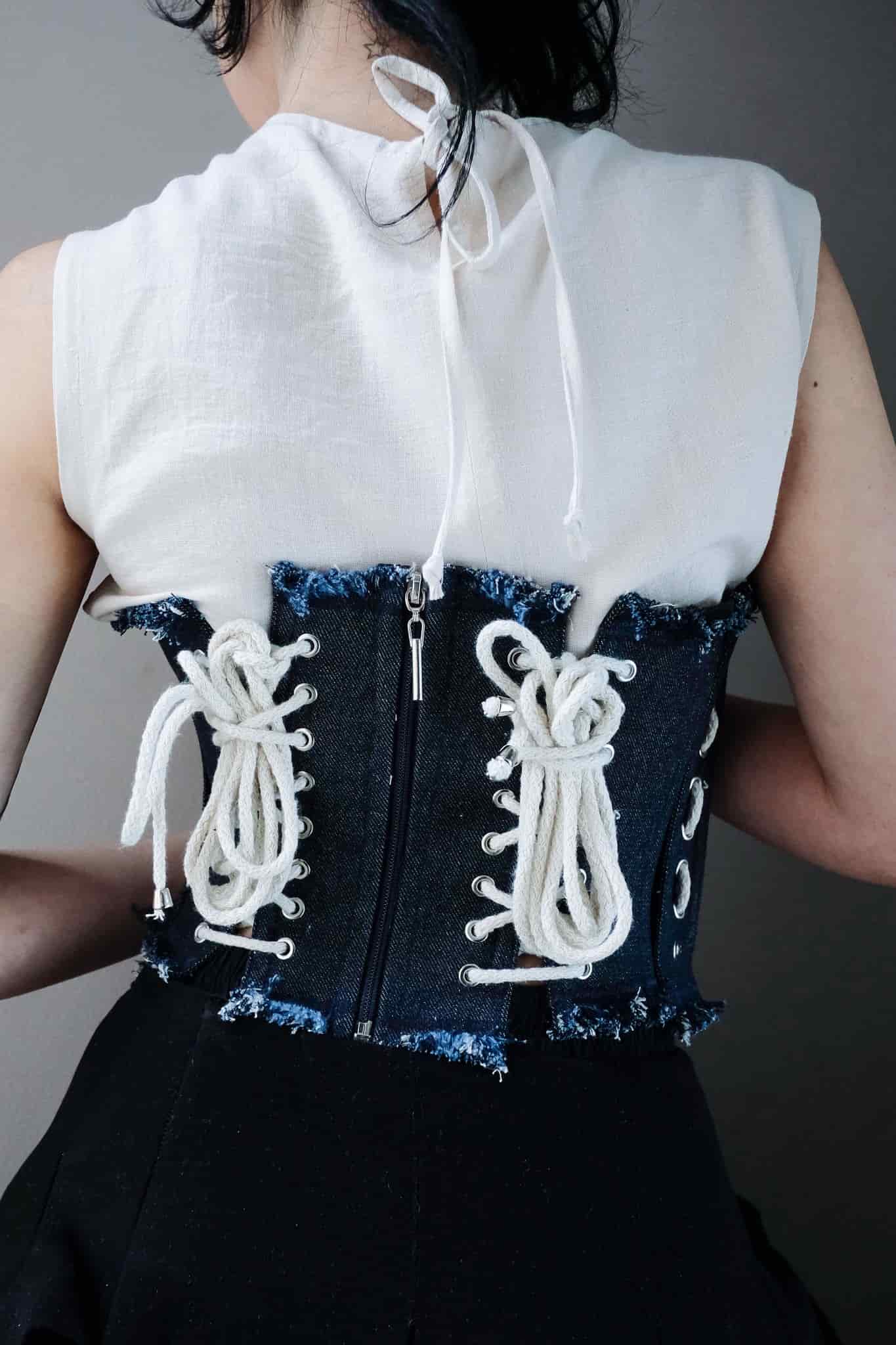 Corset Piel largo Guipure - miniatura 3