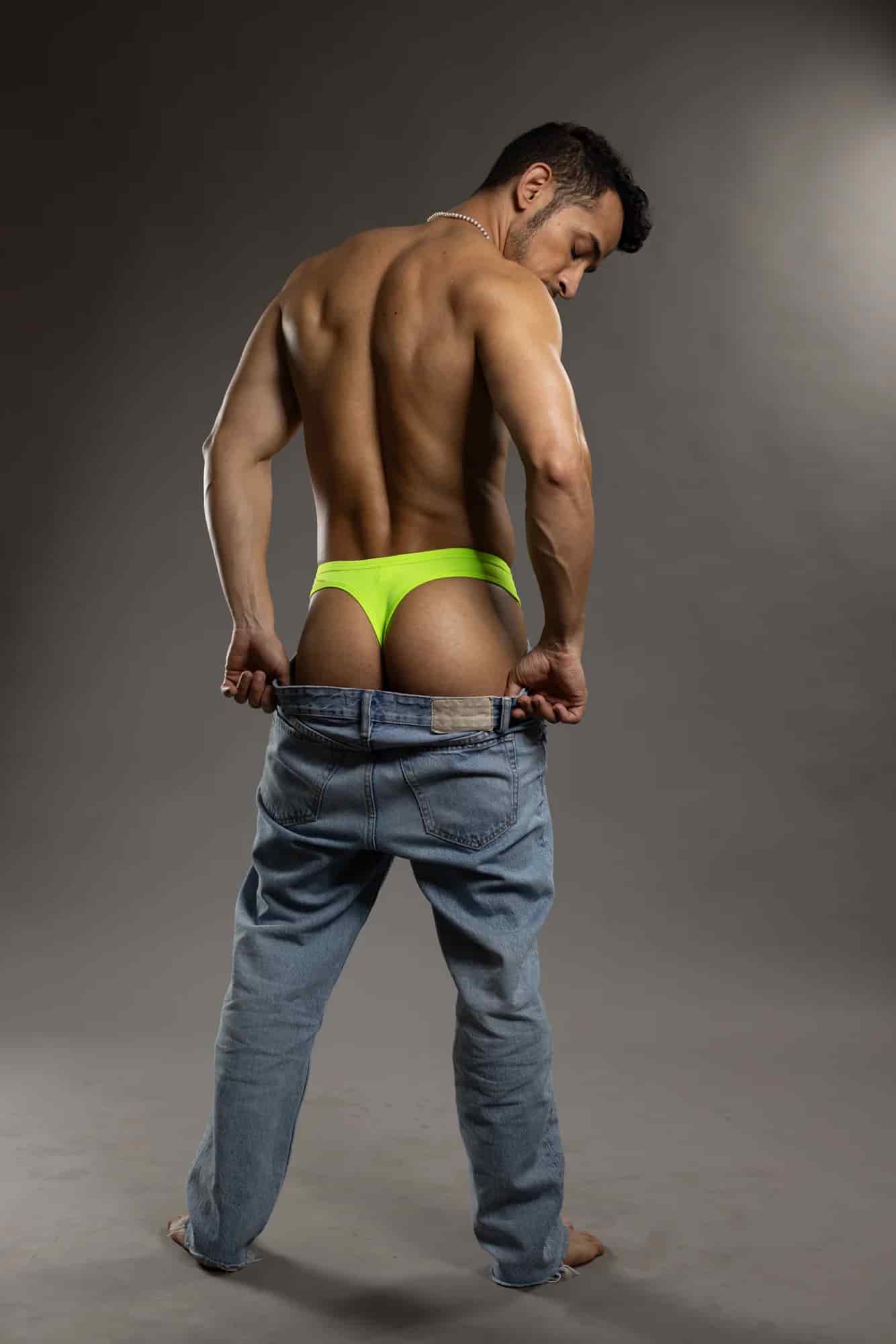 Thong Green Neon - Unlined - miniatura 1