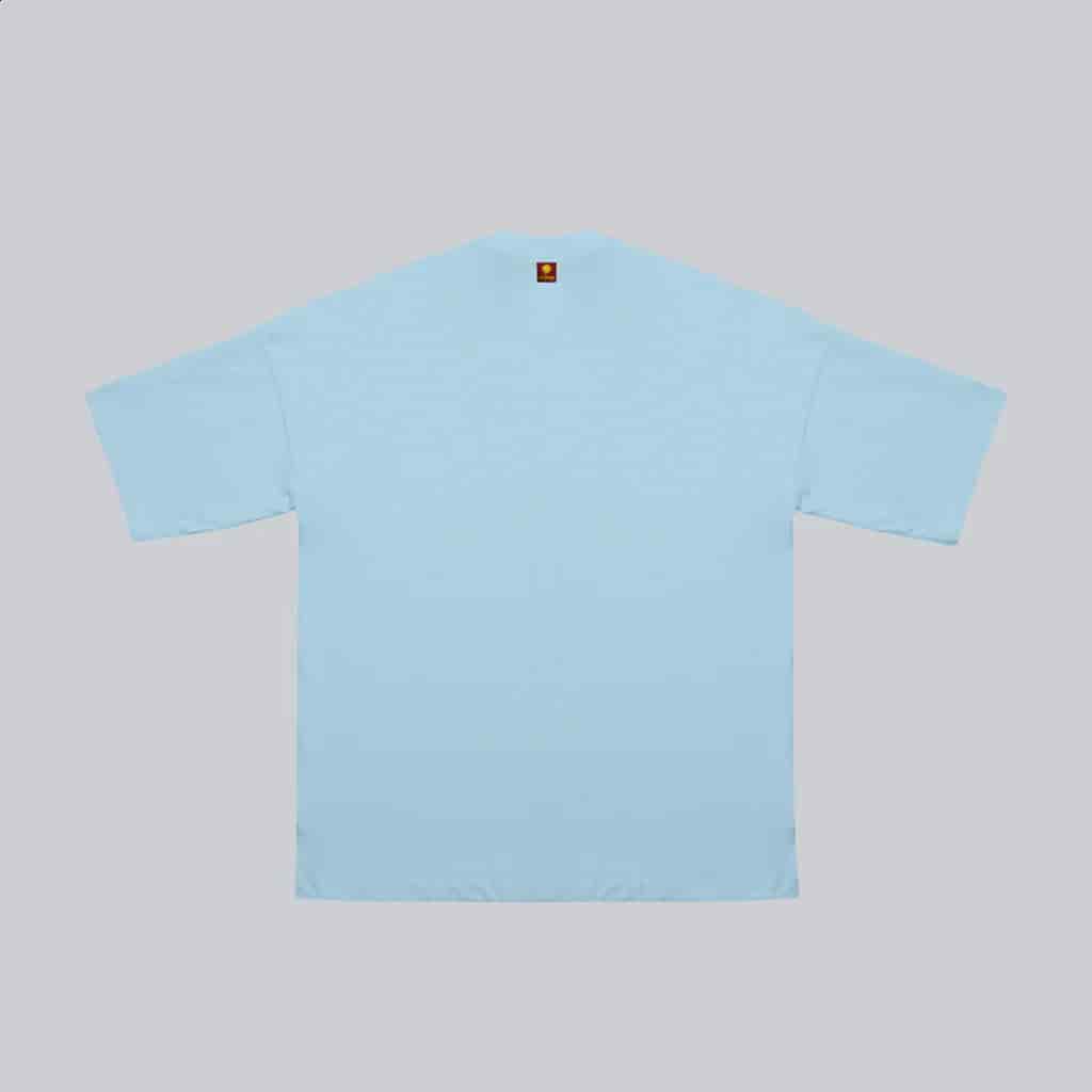 Camiseta BLOCK azul sobre azul  (Regular fit) - miniatura 6