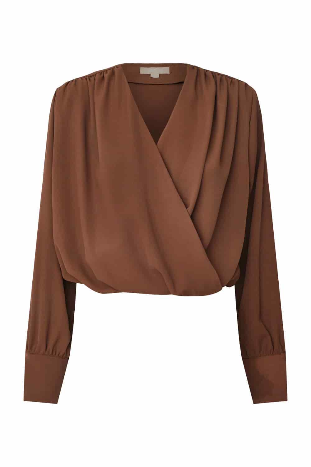 Blusa Goya coffee - miniatura 2