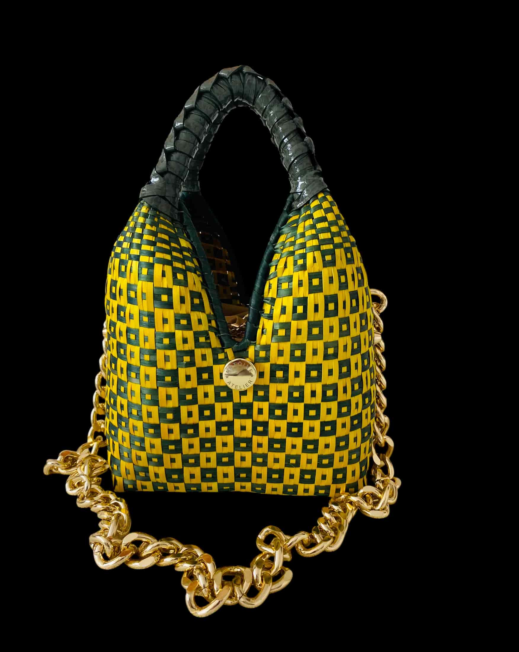 CARLY BAG LEATHER OJITOS DE CAMARON - miniatura 2