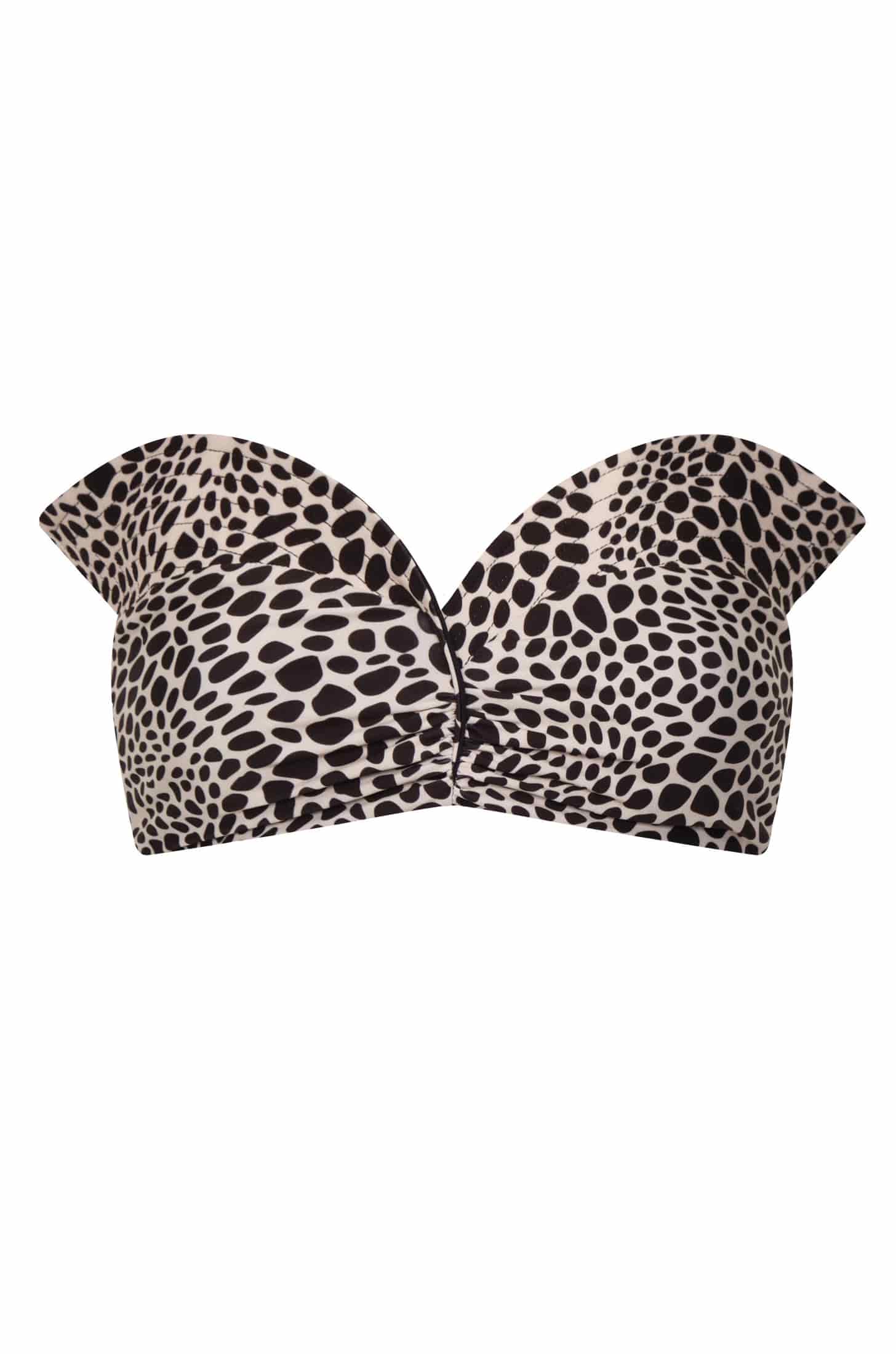 Victoria Top / Ivory & Black Animal Print - miniatura 2