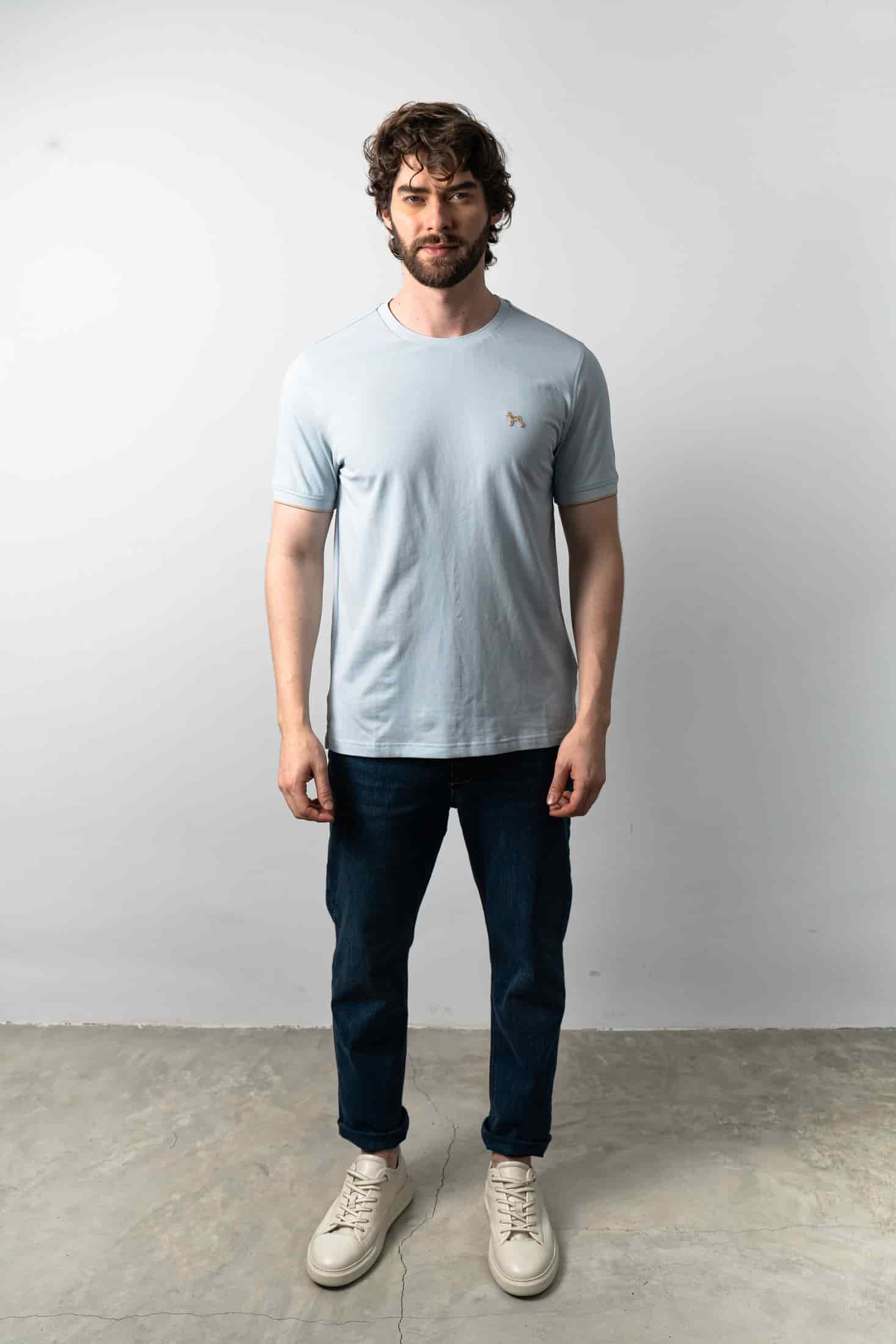 Camiseta Fashion Azul Cielo - miniatura 1